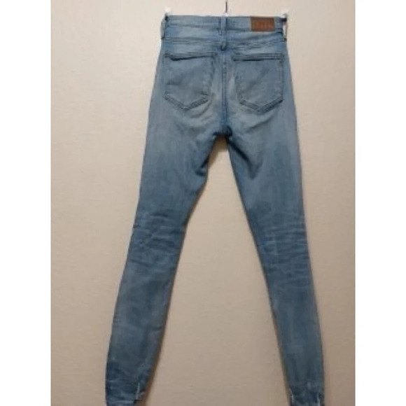Women's Madewell jeans size 25T 9 in high rise skinny jeans tall - Picture 3 of 8